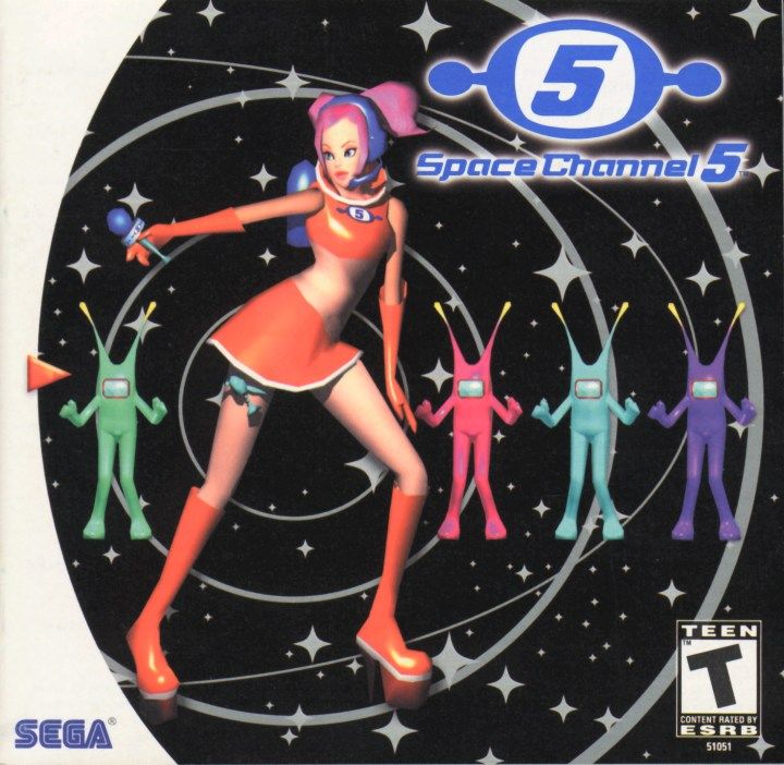 Space Channel 5 box art for Sega Dreamcast